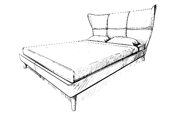 Double,Bed,Vector,Illustration Professional Carpet Cleaning Perth